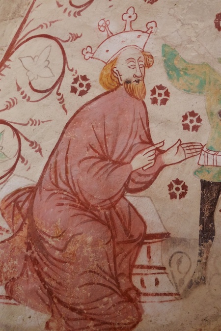 Takmålning 1400-tal. Okänd konstnär